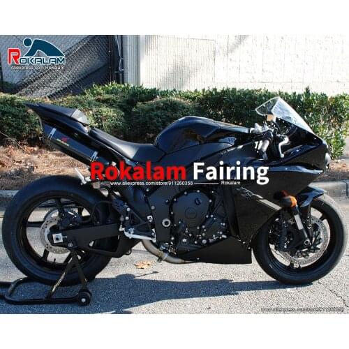 Aftermarket Fairing For Yamaha YZF1000 R1 2012 2013 2014 YZFR1 12 13 14 All Black Motorcycle Body Shells (Injection Molding)