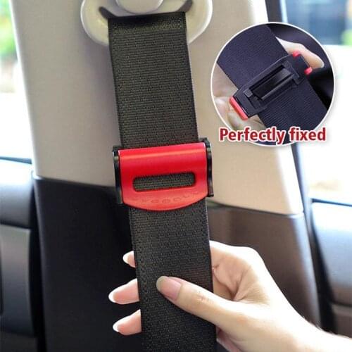 Car Seat Belt Clip Universal Car Seat Belts Clips Safety Adjustable Auto Stopper Buckle Plastic Clip Interior Car Acces 4Colors