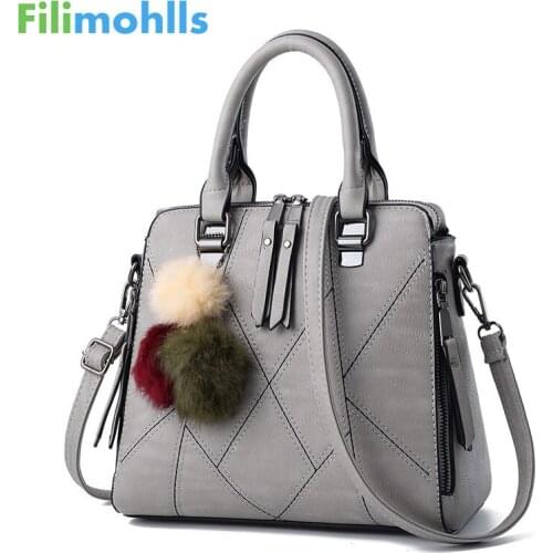 Women Bag Vintage Casual Tote Fashion Women Messenger Bags Shoulder student Handbag Purse Wallet Leather 2019 New S1770