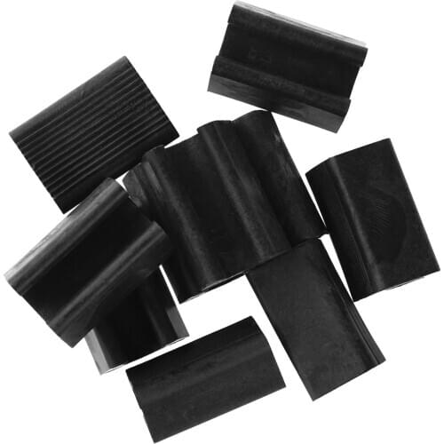 10 Anti Slip Plastic Feet Cups Durable U-Type Office Chair Feet Tube Wrap Pads Stool Table Furniture Legs Covers Floor Protector