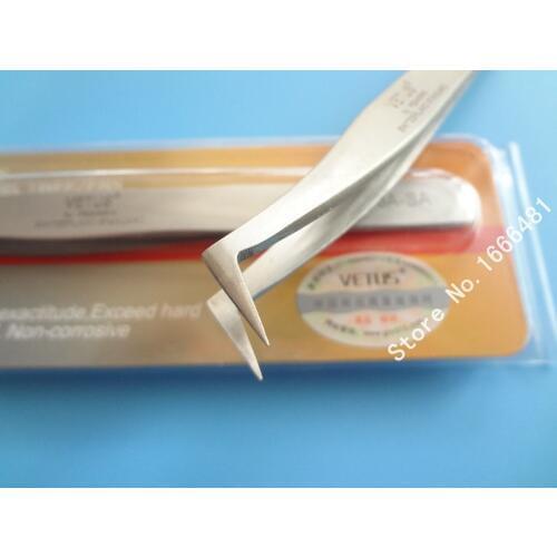10pcs/lot VETUS 6A-SA Especially for 3D 6D Volume Eyelash Extension Tweezers Eyelash Tweezers