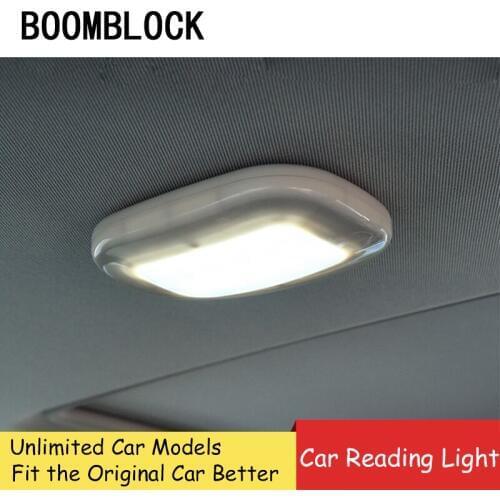 1X Car reading light Trunk Interior lights For Citroen C4 C5 Hyundai Solaris I30 VW Polo T5 Ford Fiesta Fusion Mustang Opel