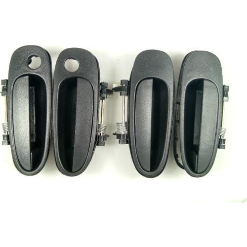4PCS /A Set Outside Exterior car Door Handle Black For Toyota Corolla 1993-1997 69220-12170 69210-12170