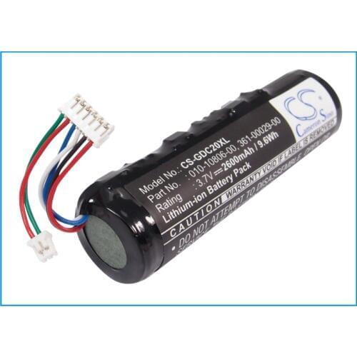 Cameron Sino 2600mAh Battery for Garmin Astro System DC20 DC20 DC30 DC40 Dog Tracking DC 20,010-10806-0 010-10806-00