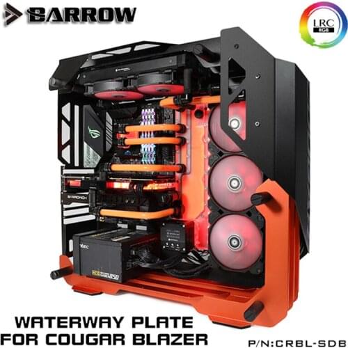 Acrylic Board Water Channel Solution kit use for COUGAR BLAZER Computer Case / Kit for CPU and GPU Block / Instead reservoir