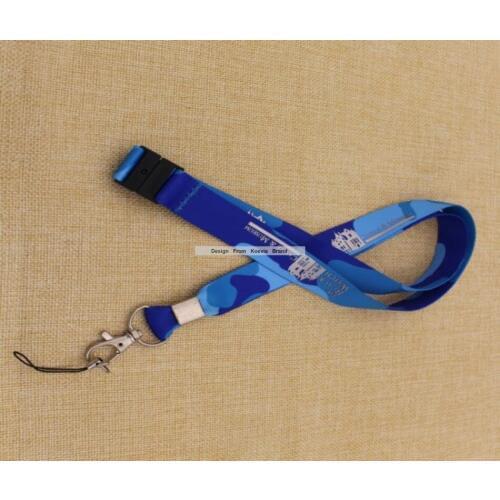Free shipping custom 15mm width heat transfer Cheapest Polyester Logo Printed Lanyard with Safety Buckle