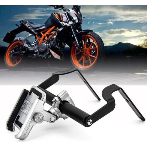 For 390 2017 2018 2019 Phone Holder 22mm Handle Bar Bracket Moto Accessories GPS Navigation Mount Bracket Plate