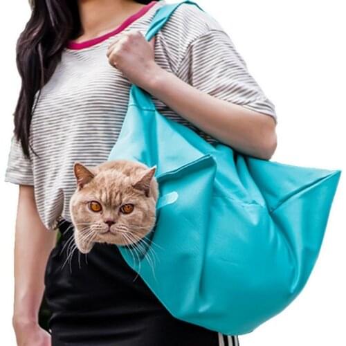 Breathable Pet Cat Carrier Bag Multi-function Travel Soft Comfortable Double-sided Pouch Shoulder Carry Handbag Outdoor for Pet