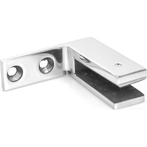 90 Degree Glass To Wall Bracket Frameless Pool Fencing Handrail Balustrade To Wall Clamp