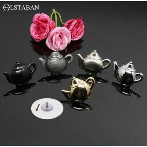 LSTABAN Chinese Antique Copper Handle Classic Cupboard Door Drawer Wine Cabinet Single Hole Knob Furniture Accessories