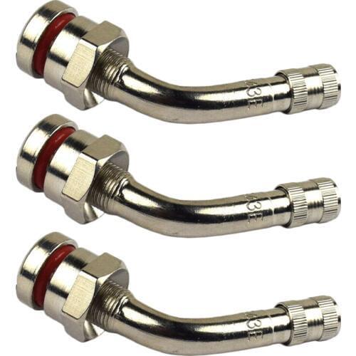 MagiDeal 3pcs Tubeless Truck Tyre Valve - TR543E 75Deg for Car Minibus RV