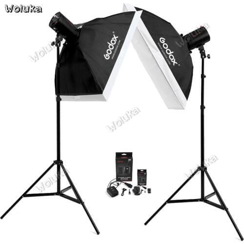 Godox Studio ID Photo Photographic lamp set 160W studio softbox clothing photo shooting photo Flash light CD50 T03