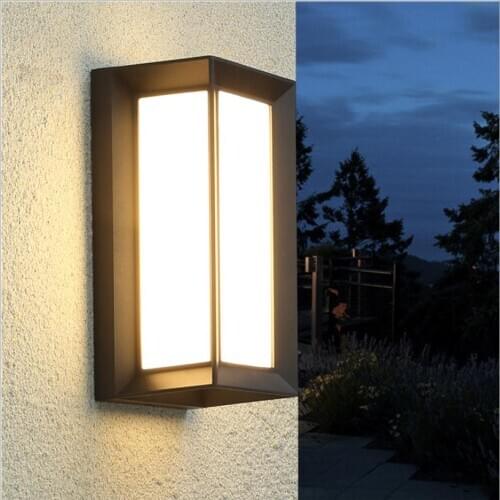 European style wall lamp outdoor LED wall lamp Nordic wall lamp waterproof staircase aisle round exterior wall lamp