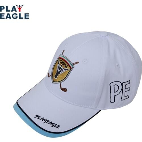 PLAYEAGLE Cotton Golf Cap for Summer Embroidery Logo Soft Unisex Sunhat