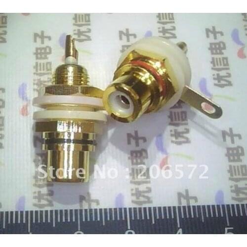 Gold-plated 3.5mm audio and video socket / AV socket