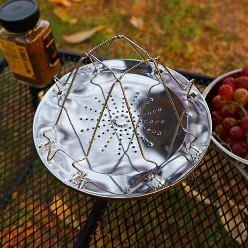 12CMx22CM Stainless Steel Toast Rack 4 Slices Toast Bread Tray Picnic Foldable Barbecue Rack Gas Stoves Cooker BBQ Camping
