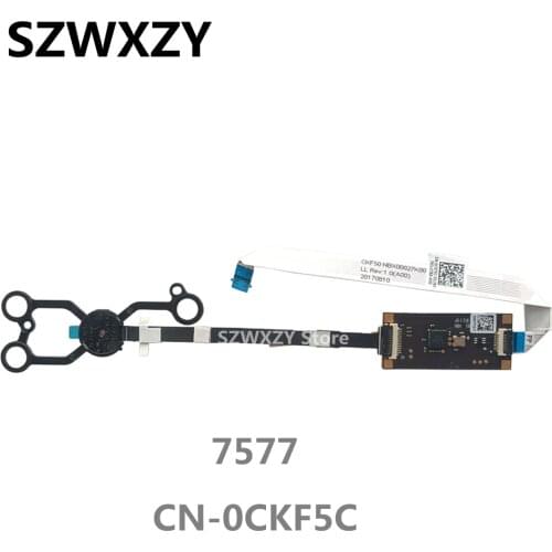 SZWXZY For Dell Inspiron 7577 7588 5587 Power Button Fingerprint Module MTYDT 0MTYDT CKF5C 0CKF5C 100% Tested Fast Ship