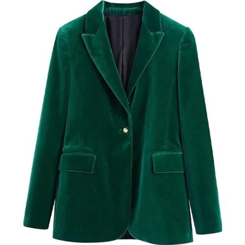 Vee Top Women's Straight Blazers