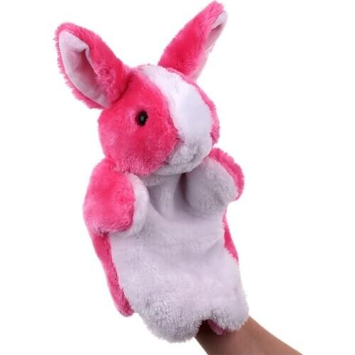 High QualityToys PP Cotton Bunny Hand Puppets Cute Rabbit Hand Puppets Doll Telling Story For Boys And Girls