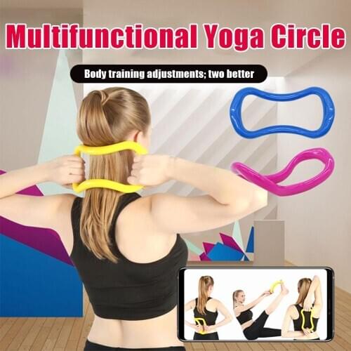 Yoga Fitness Ring Women Workout Gym Home Professional Training Muscle Pilates Magic Circle Accessories Exercise Sport