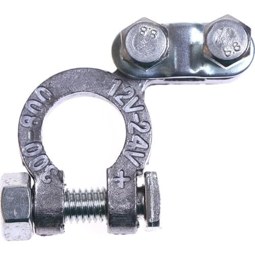 2Pcs Car Battery Connector Post Battery Terminal Pile Cap Charging Clamp Connector Car Truck Battery Terminal Connector Hot