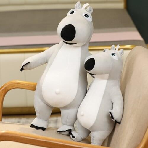 35-80CM Hot Anime Figure Back kom Plush Toys Kawaii Beckon Bear Super Stuffed Animals Dolls Children Plushie Toys For Kids Gifts