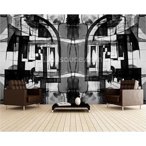 Custom 3D art wallpaper, Grey Abstract murals for apartment bedroom restaurant background wall vinyl papel de parede