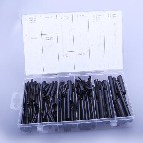450pcs spring pin elastic cylindrical hollow pin cotter pin positioning pins
