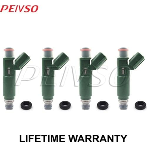 4x 23250-22040 23209-22040 fuel injector for TOYOTA ASIA Corolla 1.8L 1ZZ 2002~2008