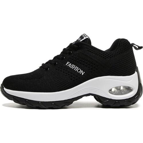 Hot Sale Women Running Shoes Comfortable Casual Platform Sneaker Breathable Non-slip Outdoor Walking Sport Shoes Plus Szie 35-42