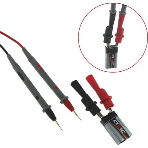 Alligator Clips Clamp Cable Digital Multimeter Test + 1000V 20A Test Lead