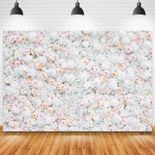 Flowers Floral Valentines Day Photography Backdrop Rose Background For Wedding Lovers Baby Newborn Party Photo Studio Photocall