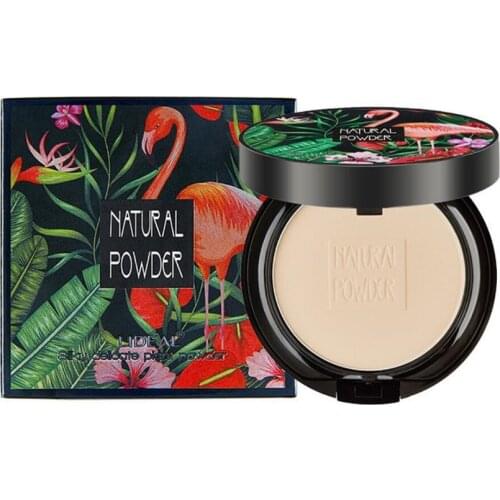 Delicate Natural Powder Concealer Oil Control Dry And Wet Double-Layer Powder