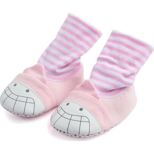 Infant Baby Socks With Rubber Soles Newborn Baby Girls Boys Shoes Autumn Baby Floor Socks Anti Slip Soft Sole Sock