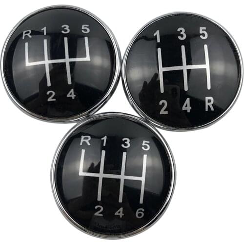 For Audi A3 S3 A4 S4 B6 B7 A6 C6 VW Passat B5 3BG B6 B7 CC 3C Golf 4 MK4 Bora Gear Shift Knob Case Badge Emblem Cap Cover