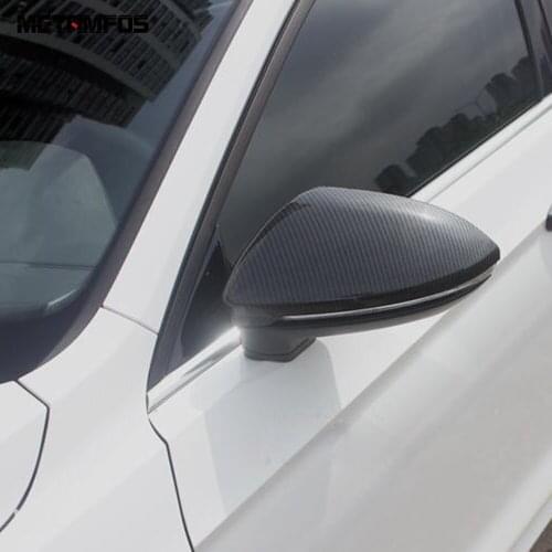 For Volkswagen Golf Variant 2014-2019 2020 Rearview Side View Door Mirror Cover Trim Protection Cap Exterior Car Accessories
