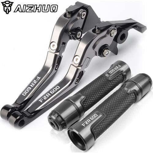 FZR600 Brake Clutch Levers Motorcycle Grips Handle Grips For YAMAHA FZR 600 FZR600 1994-1999 1995 1996 1997 1998