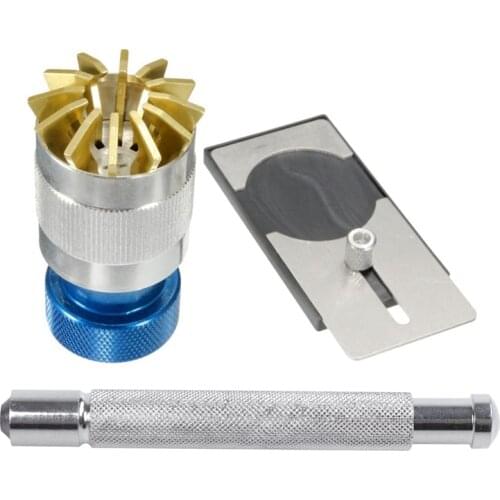 Screw Repairing Tool For Watchmaker Crown Watch Winder 4.0Mm & Crystal Lift Glass Cop Watch Opener Remove Watch Glass Platform B