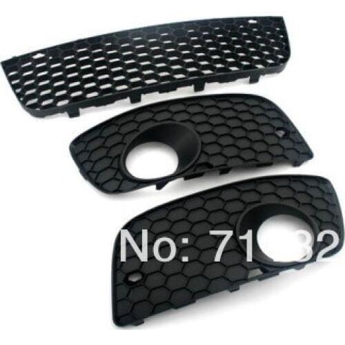 GLI Honeycomb Front Bumper Lower Grille Set For VW Jetta MK5