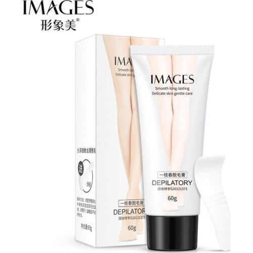 Hair Removal Cream with a Scraper Painless Removal Gentle Effective Epilator Nourishing Repairing Body Care