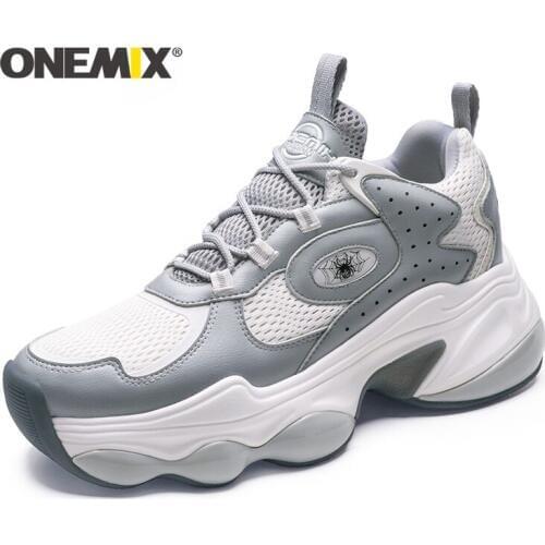 ONEMIX 2020 New Running Shoes Men Breathable Mesh Sports Shoes men Basketball Shoes Men Height Increasing Sneakers men