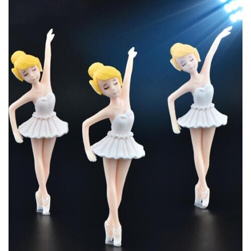 Cute Ballet Girl Creative Landscaping Villain Cake Small Ornaments Micro Landscape Flower Pot Decoration Small Ornaments