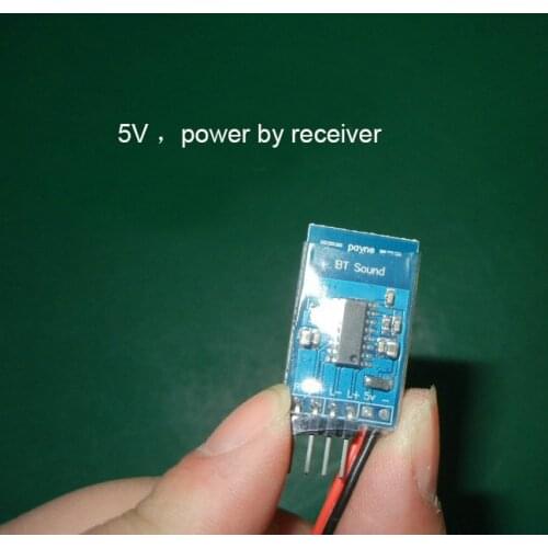 Mini Bluetooth Control Speaker Mobile Phone Voice Transfer To Model Module Spare Parts For DIY RC Car/Airplane/Boat/Tank Model
