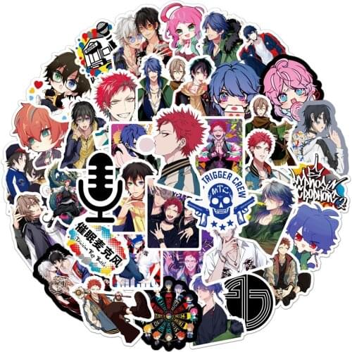 10/50PCS New Hypnosis Mic Hypnosis Microphone Graffiti Stickers Luggage Refrigerator Notebook Waterproof Decorative Stickers