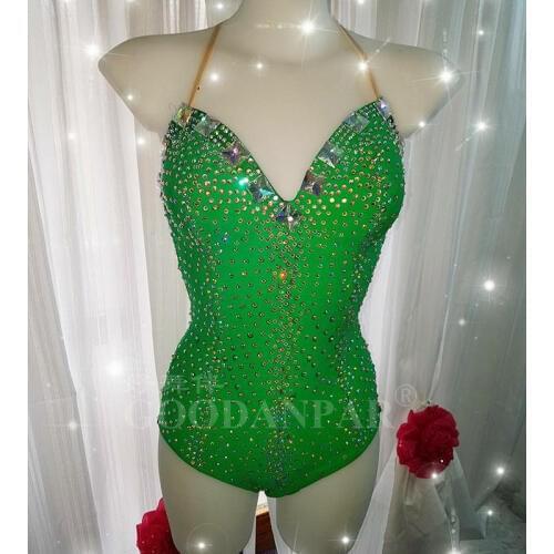 Latin ballroom Dance Dress Top Leotard Body suit Practice Clothes Leotard Dance Suit For Adult Spandex Dancewear Catsuit
