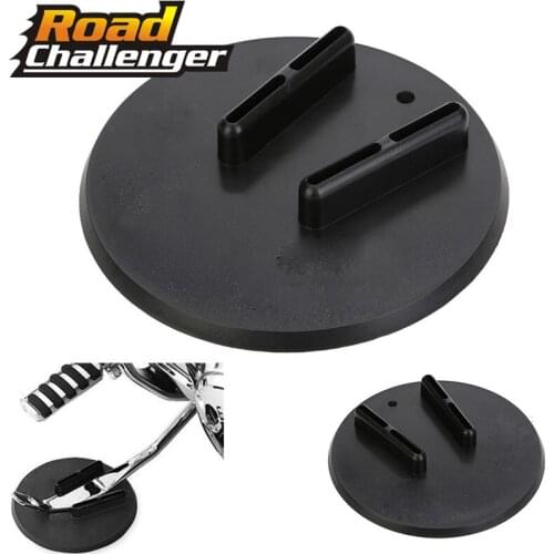 For Harley Sportster Softail Sidestand Kickstand Jiffy Stand Coaster Pad Puck