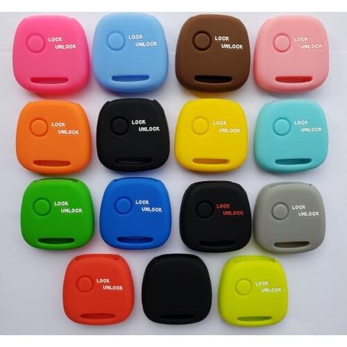 Key FOB Shell Silicone Case Protect For Suzuki Wagon R Moko For Nissan PINO For Mazda Key 1 Button 20pcs/lot