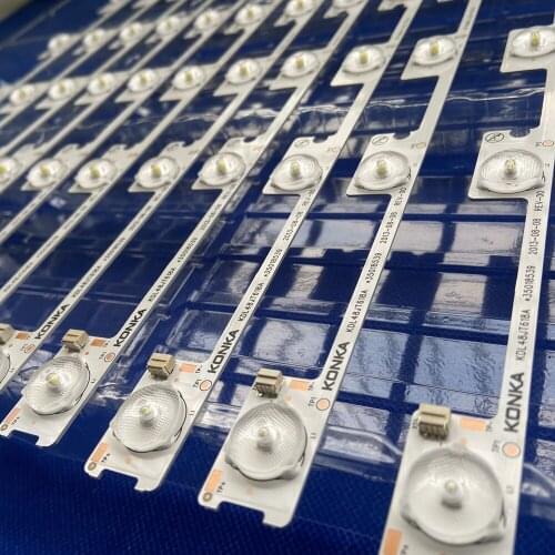 90 pcs/Lot LED backlight tira bar para KDL48JT618A KDL48JT618U KDL48SS618U 35018539 35018540 6 LEDS (6 v) 442mm