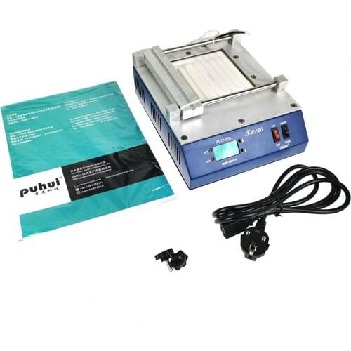 T-8120 SMD Infrared Preheating 0-450C PID Intelligent Controlling Temperature Controlling Preheating Station Heating Plamform