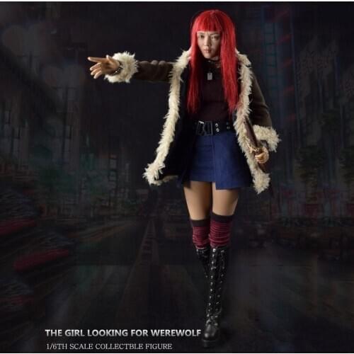 In Stock HENGTOYS SEEK WOLF AD 01 1/6 Scale The Girl Looking for Werewolf Female Action Figure Model for Fans Gifts